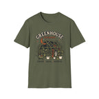 Greenhouse Therapy T‑Shirt Grow Heal Repeat Plant Lover Tee