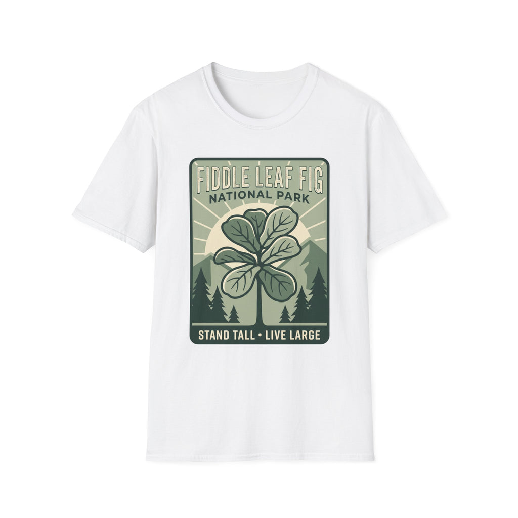 Fiddle Leaf Fig National Park T‑Shirt — Plant Lover Vintage Poster Tee