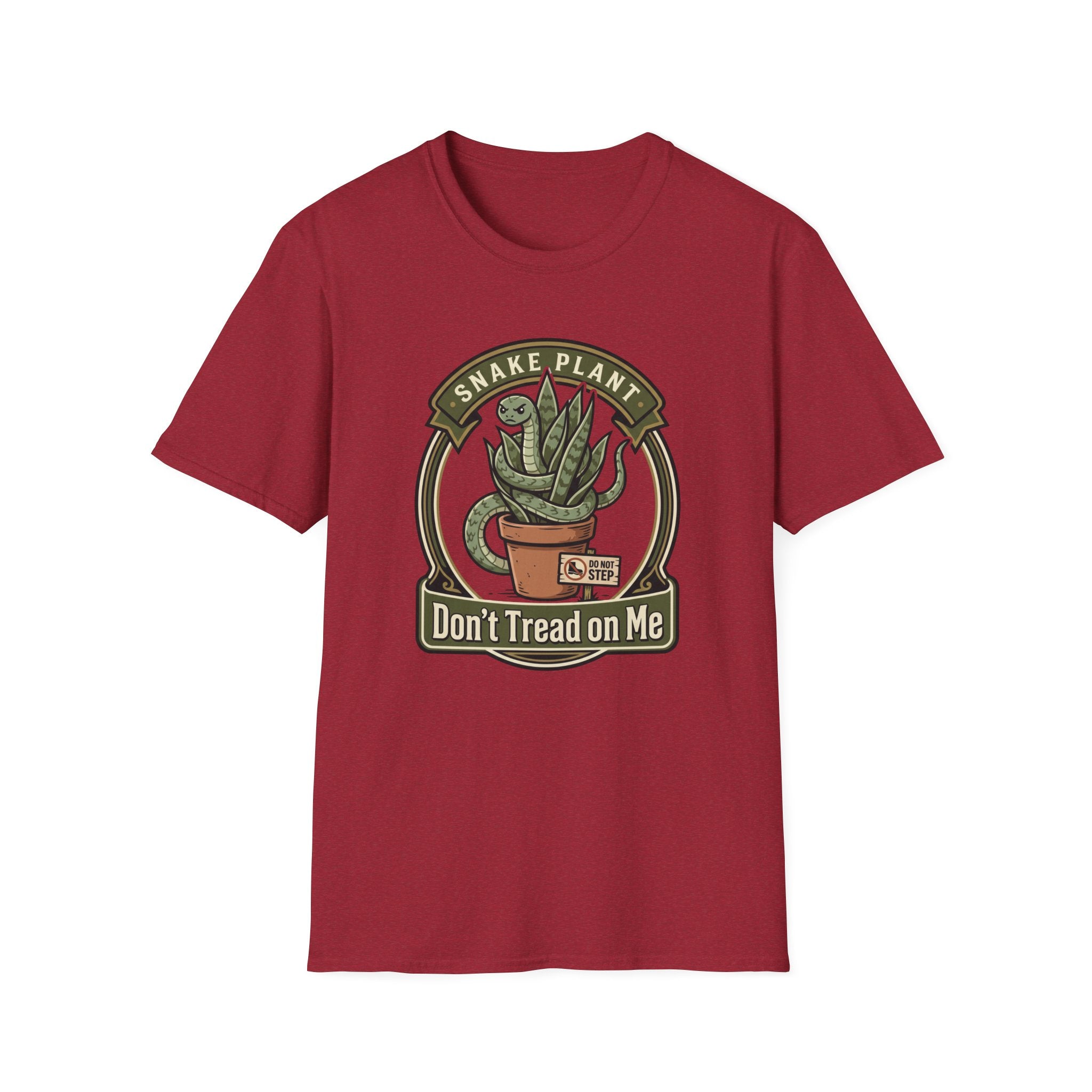 Snake Plant “Don’t Tread on Me” Graphic T-Shirt