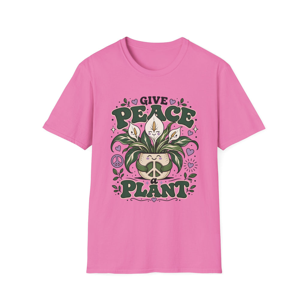 Give Peace a Plant Graphic T-Shirt