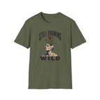 Still Growing Wild T-Shirt — Botanical Head Illustration Motivational Tee