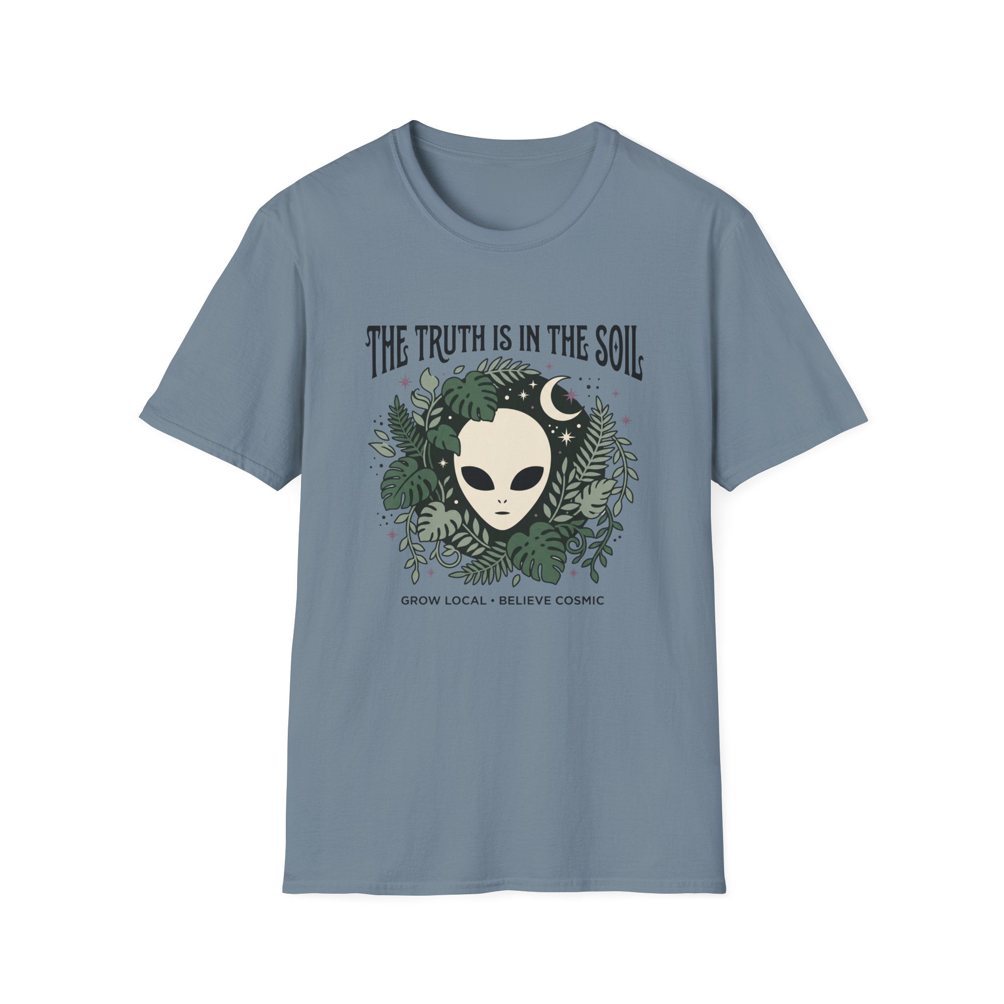 Alien Plant Lover T‑Shirt — "The Truth Is In The Soil" Graphic Tee