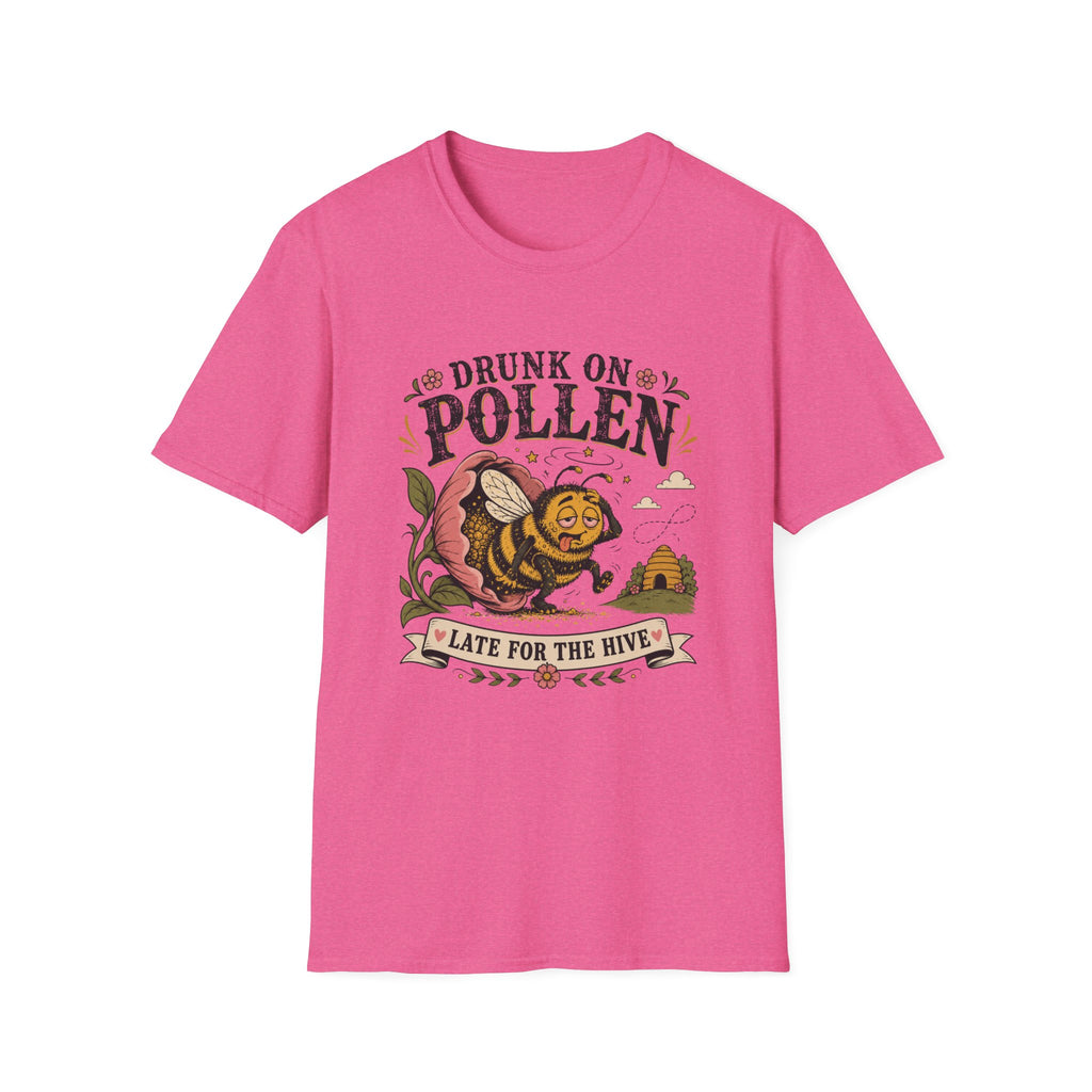 Drunk on Pollen Late for the Hive 2 T-Shirt