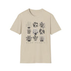 Houseplant Sketches T-Shirt Botanical Plant Lover Tee