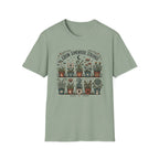 Grow Somewhere Strange Whimsical Potted Plant Graphic T-Shirt