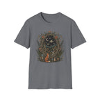 Mystic Forest Night T-Shirt — Moon, Stars & Fox Graphic Tee