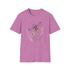Bee Sketch Floral Honeybee T-Shirt