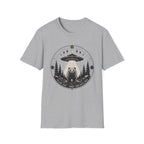 Bear & UFO T‑Shirt Celestial Forest Abduction Graphic Tee