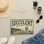 Succulent National Park T-Shirt — Vintage Botanical Plant Tee