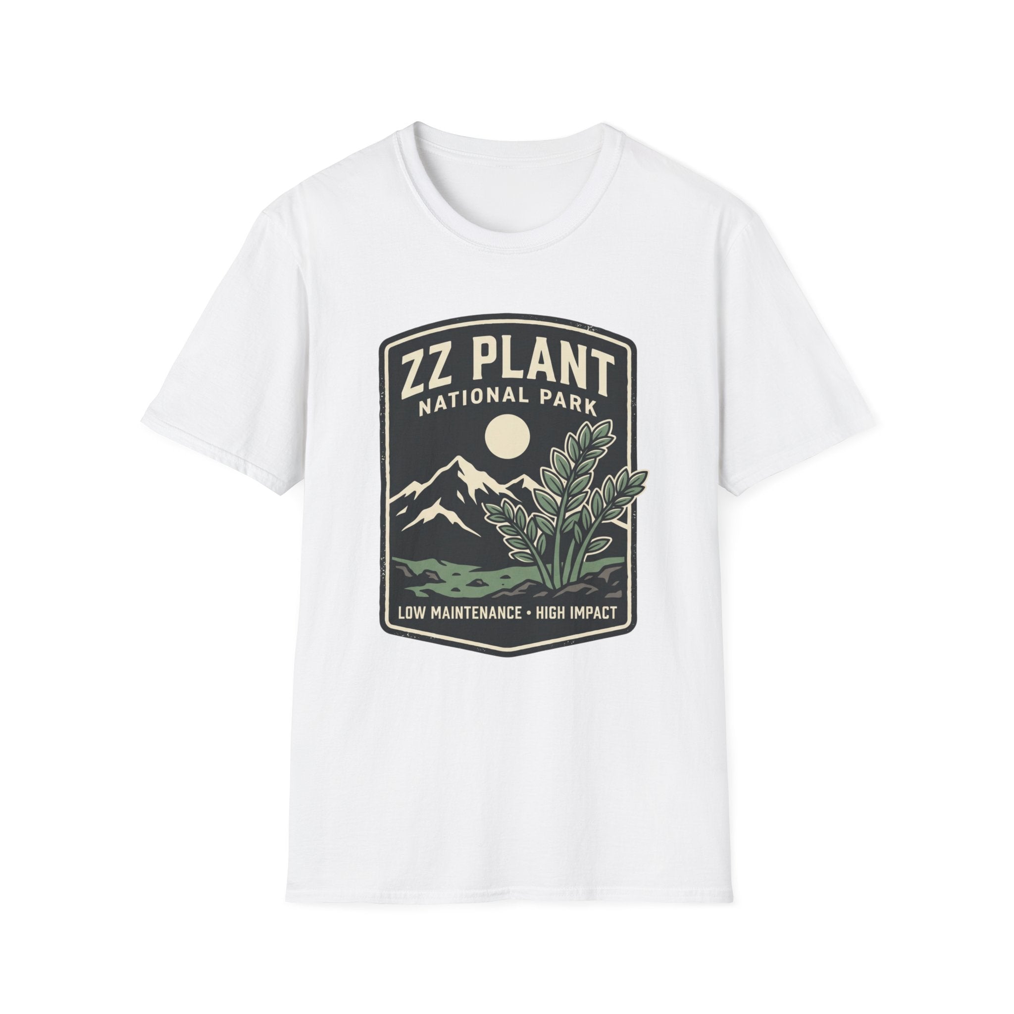 ZZ Plant T-Shirt 'ZZ Plant National Park' Botanical Graphic Tee