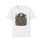 Alien Garden Moon Tee — Floral Extraterrestrial Graphic T-Shirt
