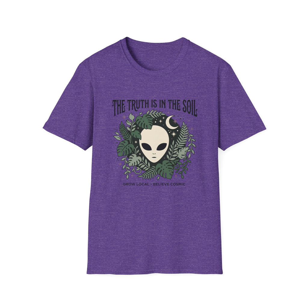 Alien Plant Lover T‑Shirt — "The Truth Is In The Soil" Graphic Tee