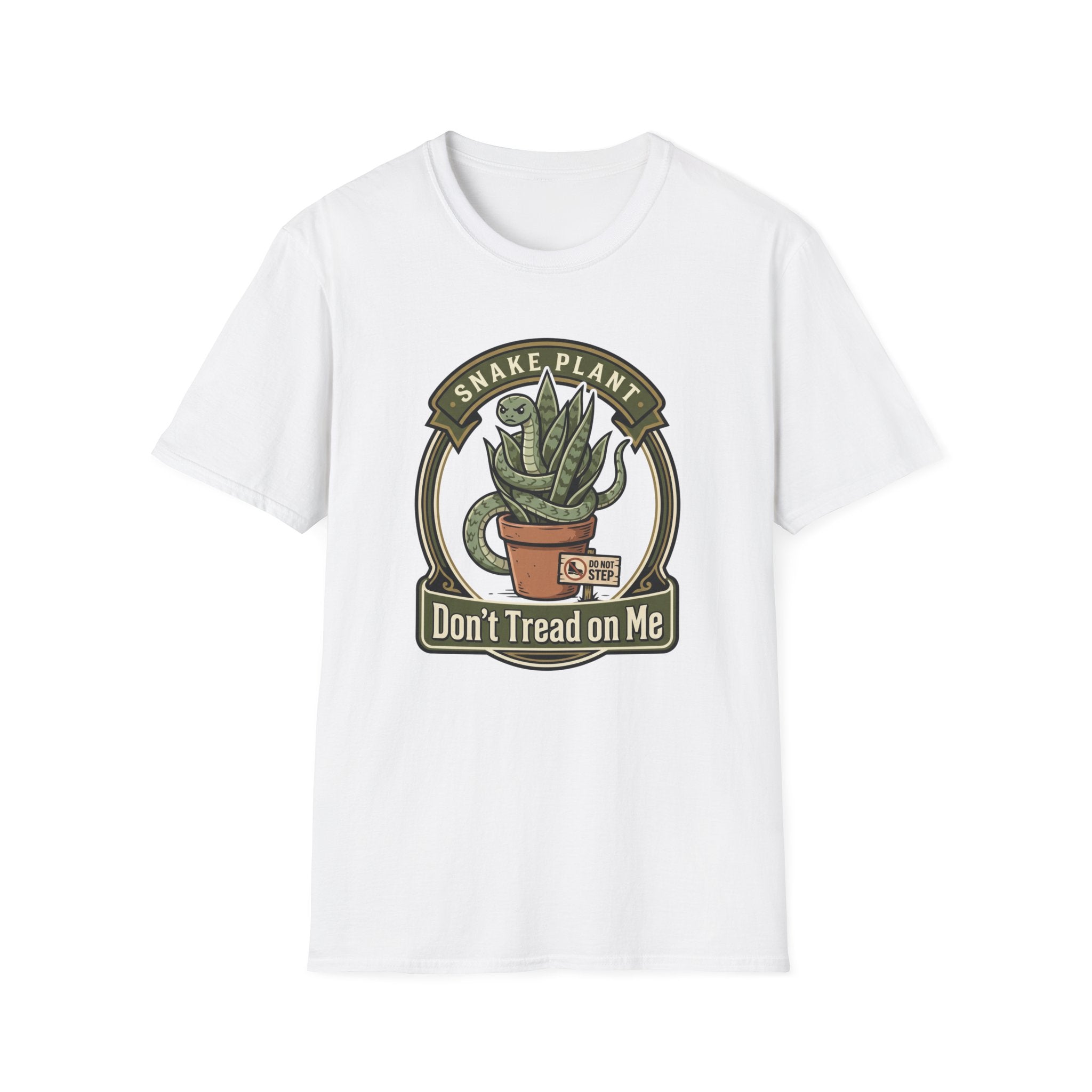 Snake Plant “Don’t Tread on Me” Graphic T-Shirt