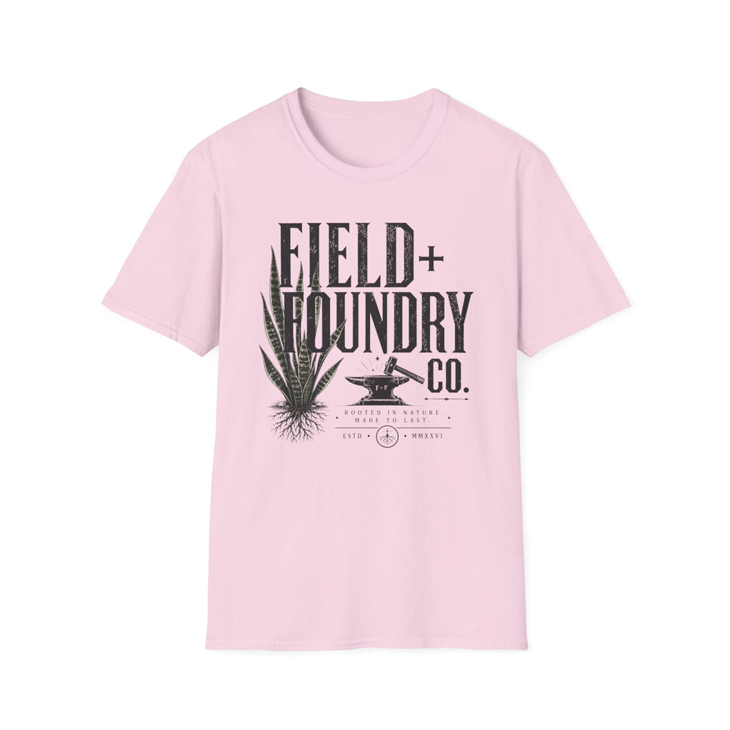 Field + Foundry Co. Graphic T-Shirt Vintage Botanical Logo Tee
