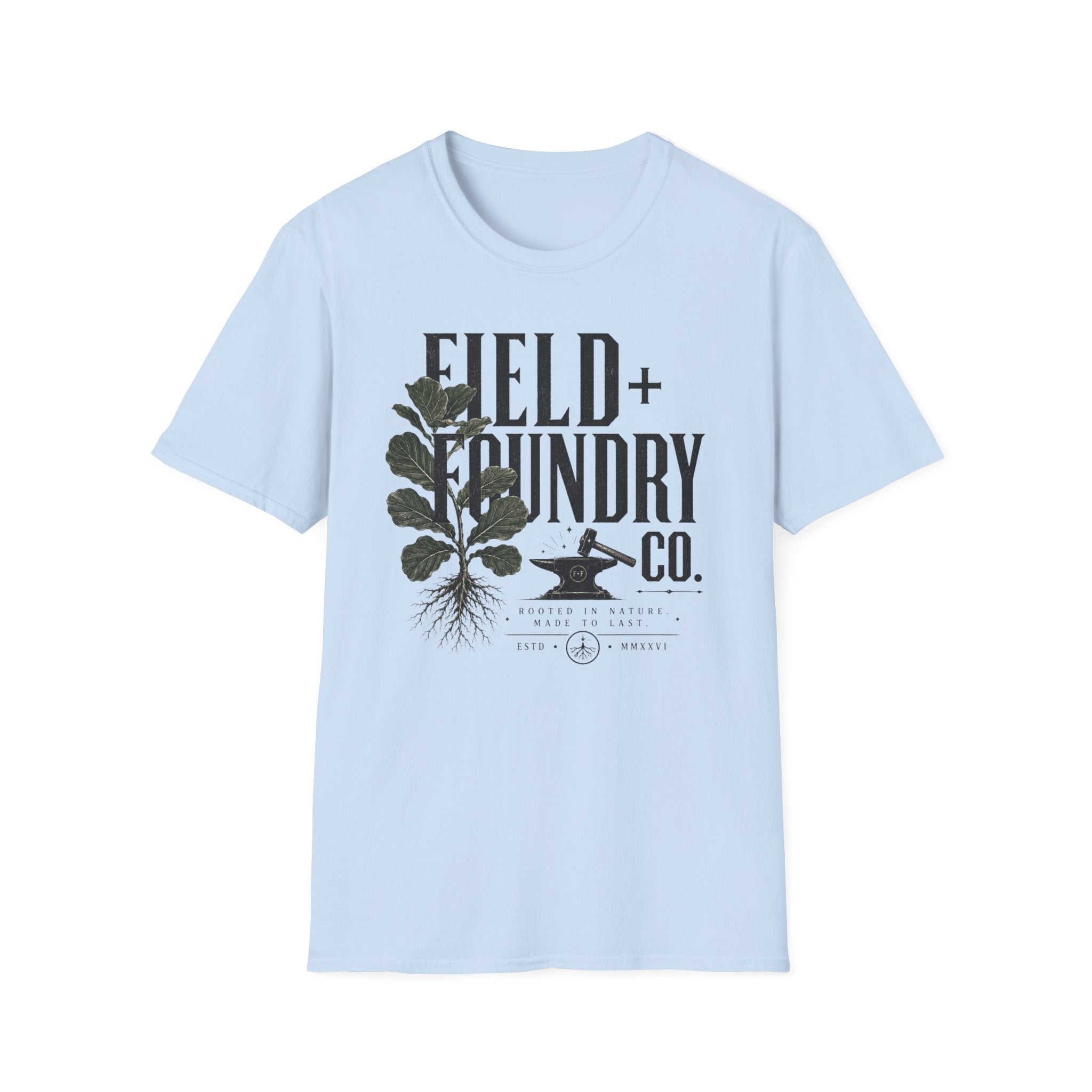 Field + Foundry Co. Botanical Graphic Logo T‑Shirt