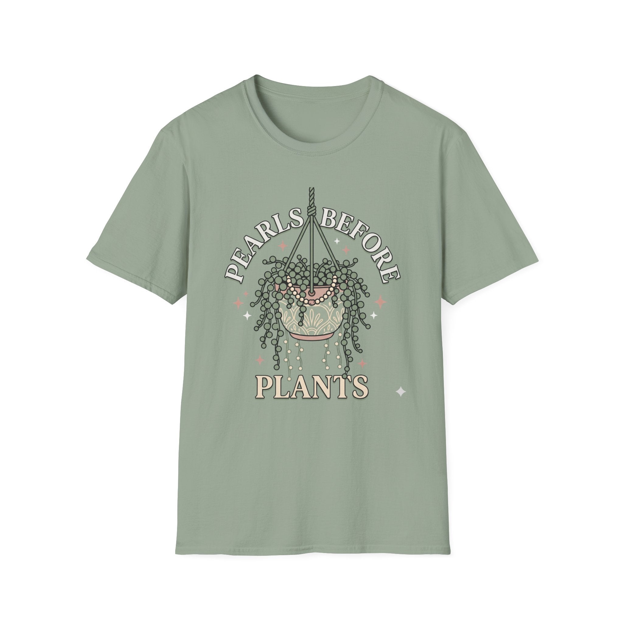 Plants Over Pearls Graphic Tee "Pearls Before Plants"