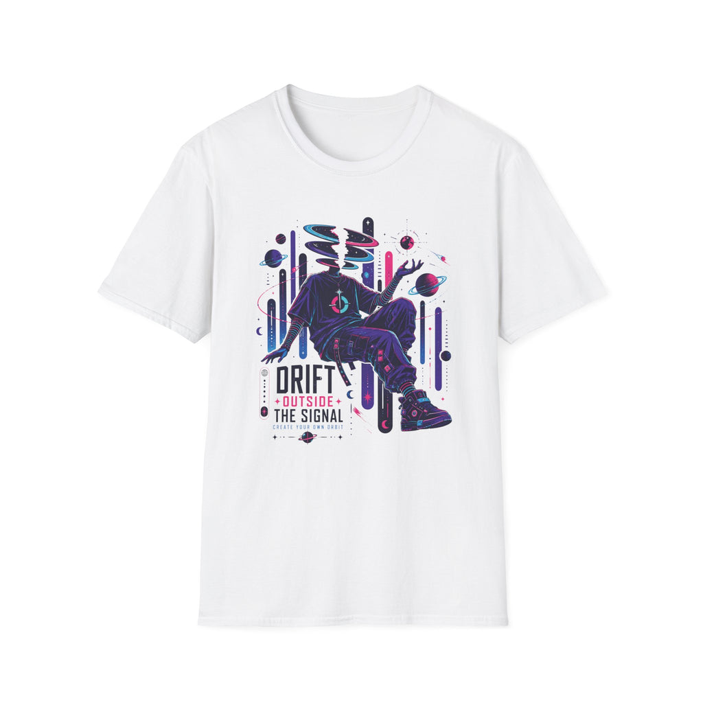 Surreal Space Drifter T-Shirt  "Drift Outside the Signal" Graphic Tee