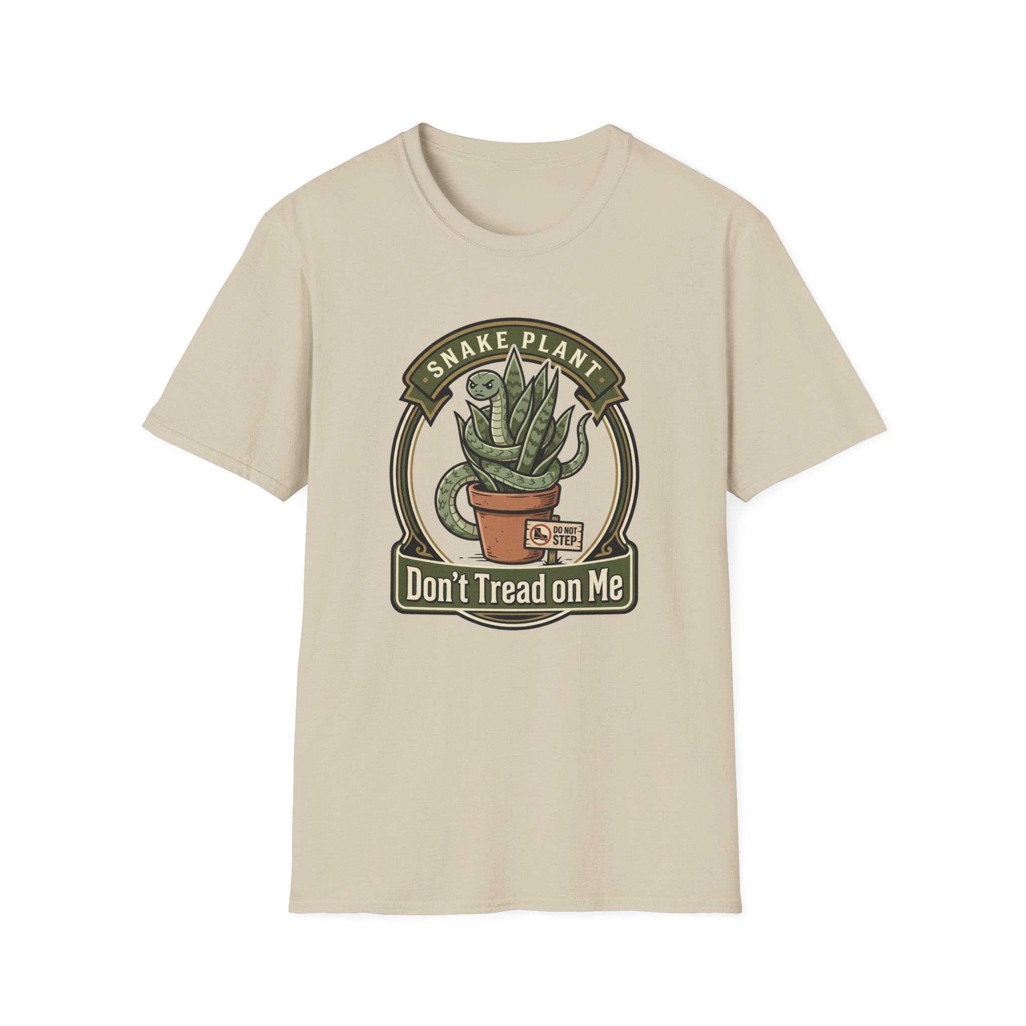 Snake Plant “Don’t Tread on Me” Graphic T-Shirt