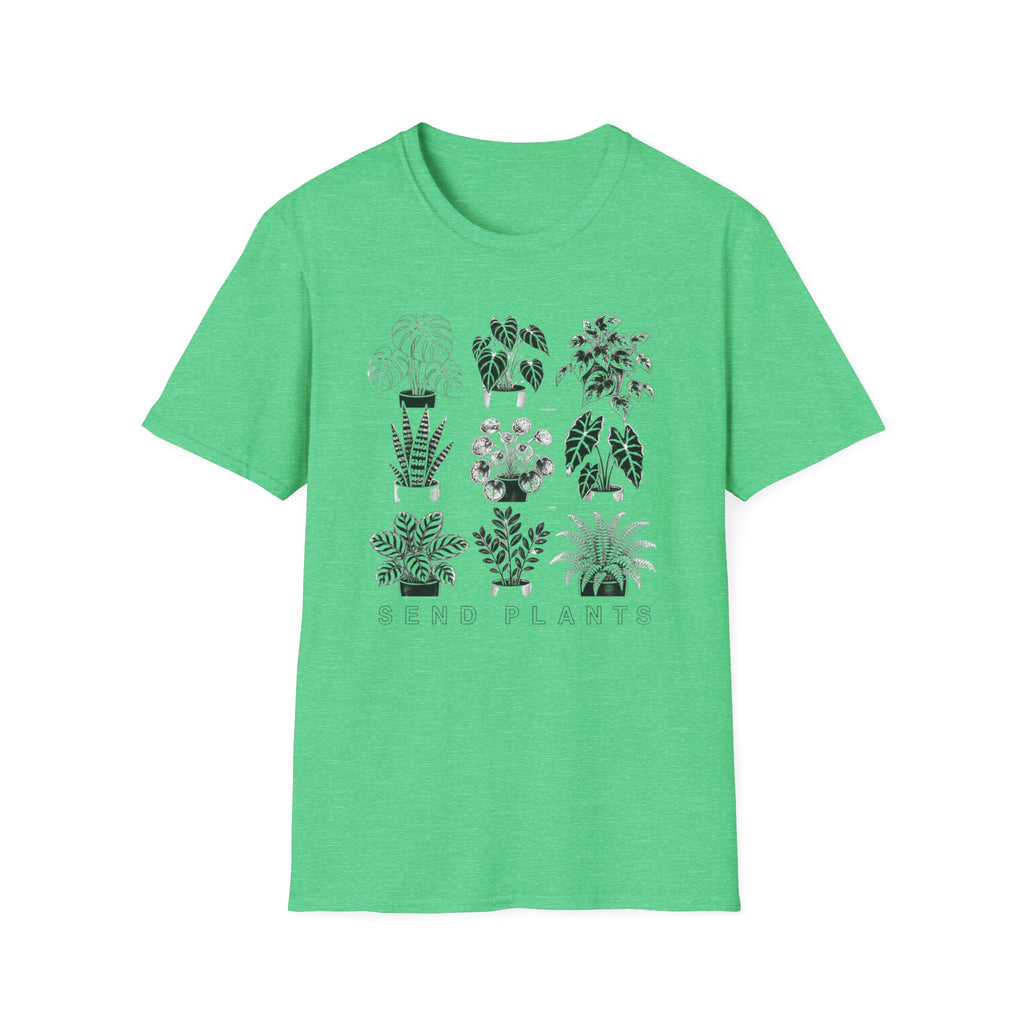 Houseplant Sketches T-Shirt Botanical Plant Lover Tee