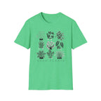 Houseplant Sketches T-Shirt Botanical Plant Lover Tee