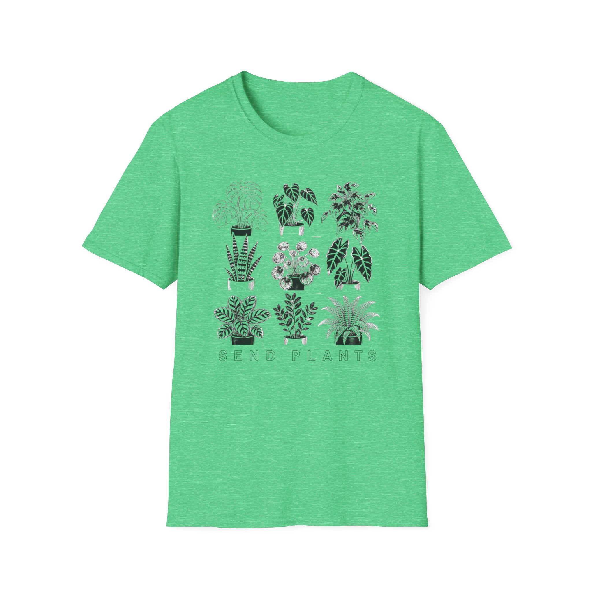 Houseplant Sketches T-Shirt Botanical Plant Lover Tee