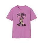 Still Growing Wild T-Shirt — Botanical Head Illustration Motivational Tee