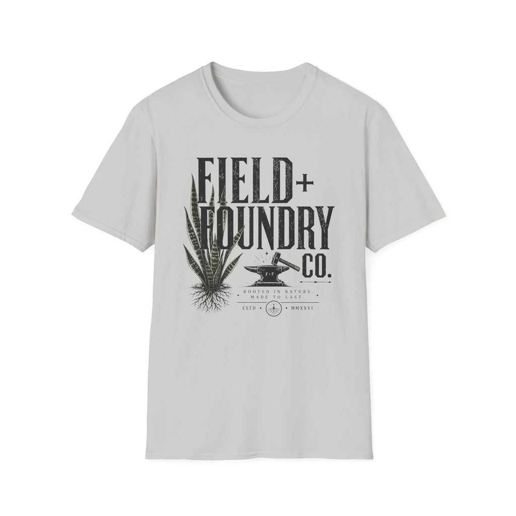 Field + Foundry Co. Graphic T-Shirt Vintage Botanical Logo Tee