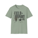 Field + Foundry Co. Vintage Logo T-Shirt Rustic Botanical Graphic Tee