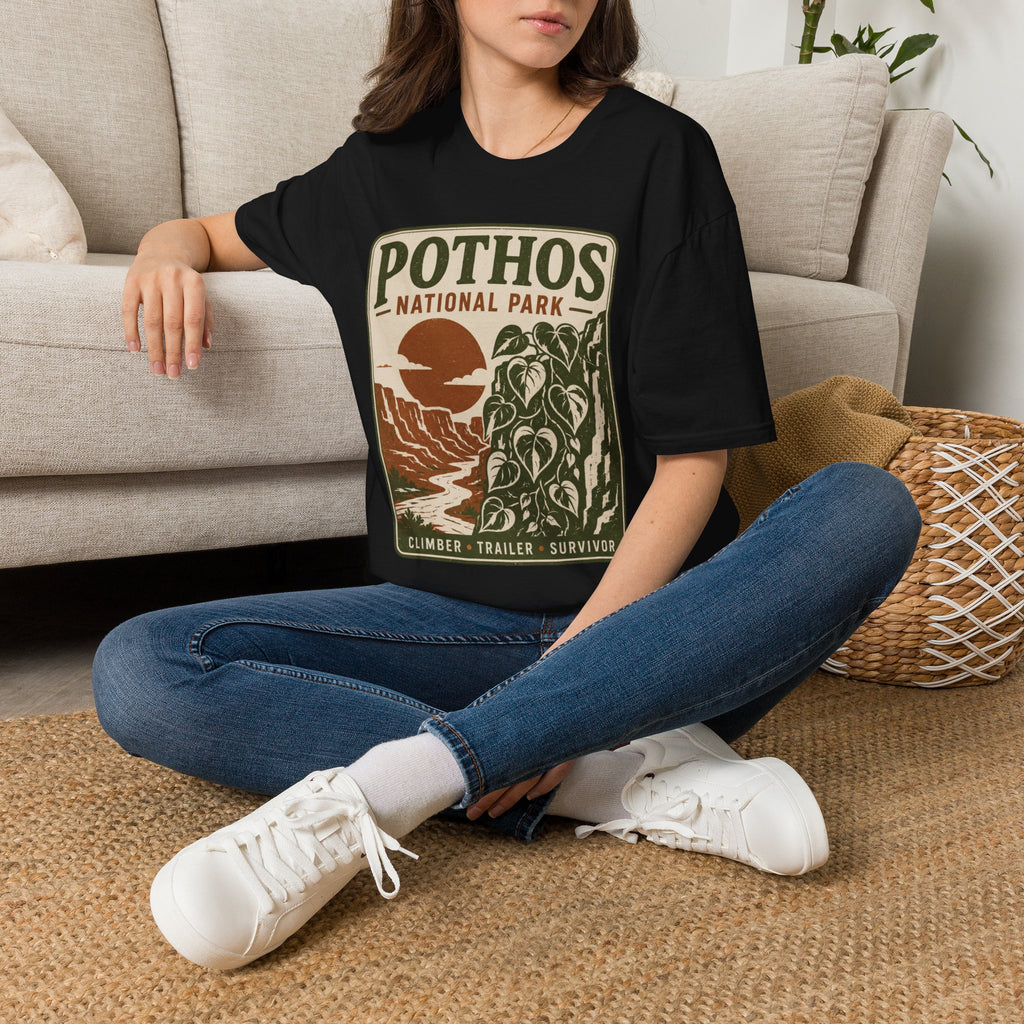 Pothos National Park T-Shirt — Vintage Plant Lover Tee