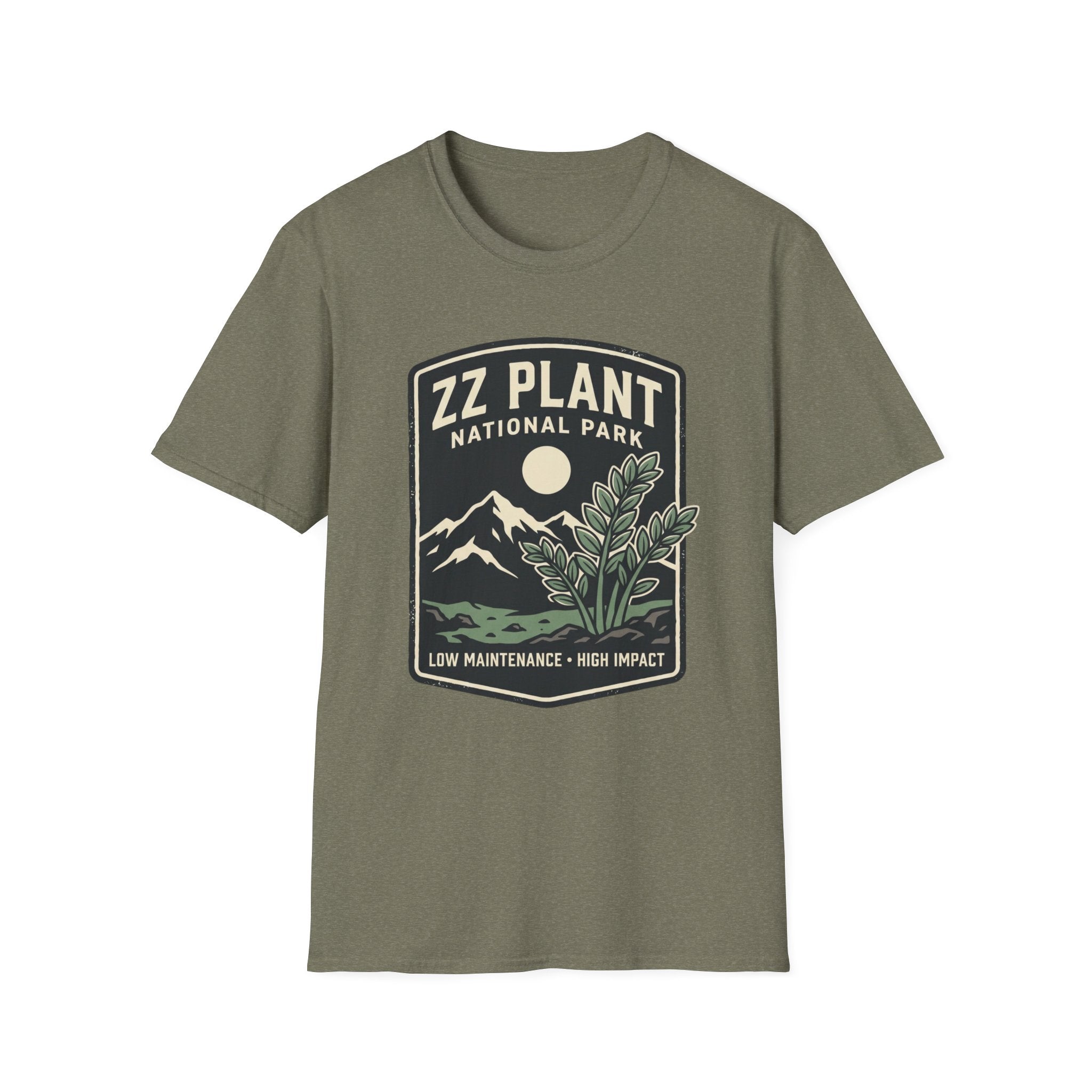 ZZ Plant T-Shirt 'ZZ Plant National Park' Botanical Graphic Tee