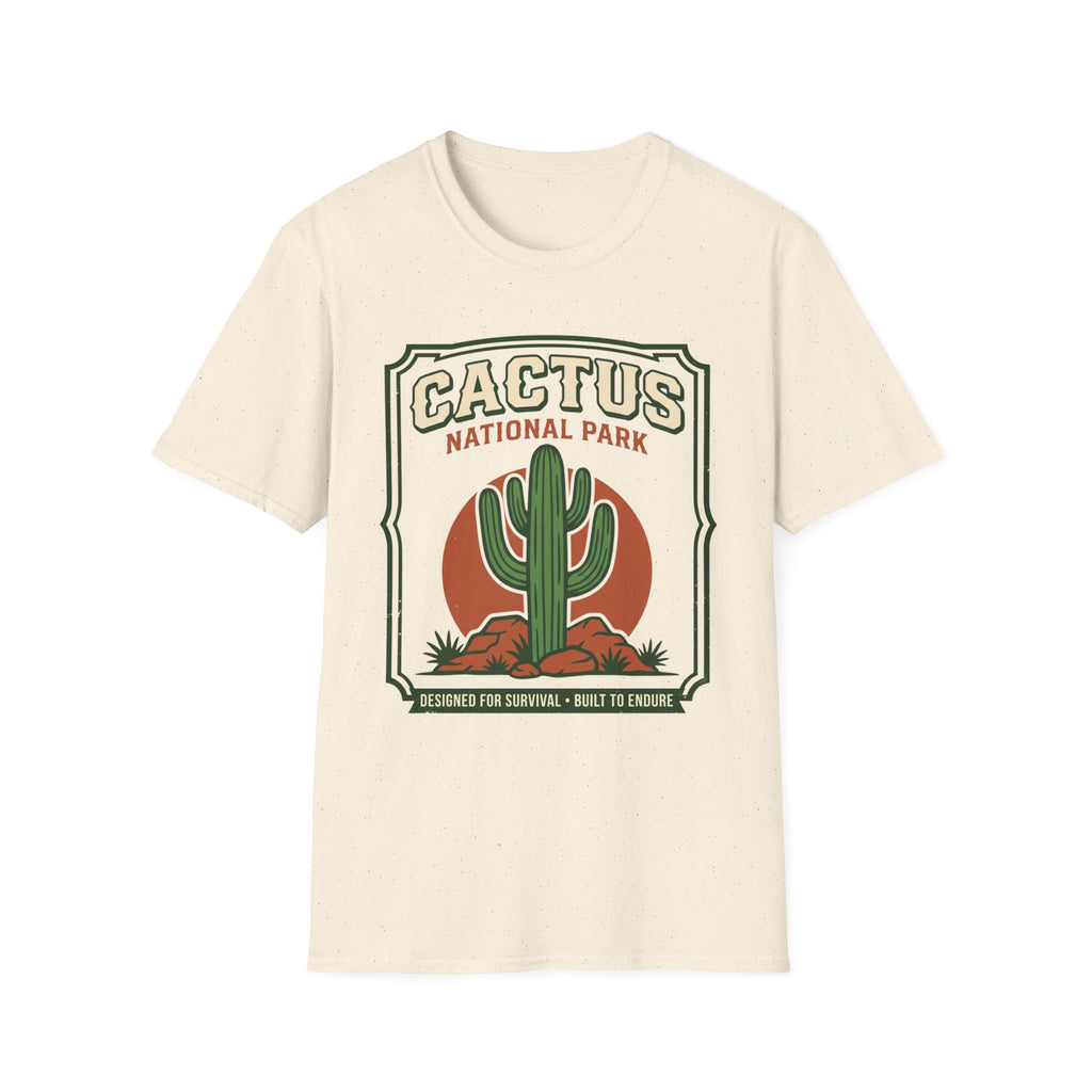 Cactus National Park T-Shirt — Retro Desert Cactus Graphic Tee