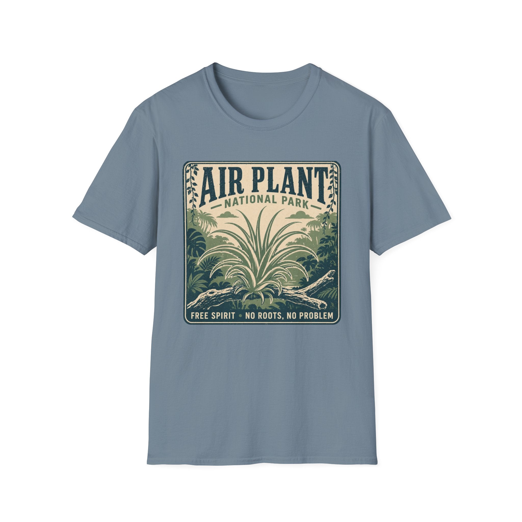 Air Plant T‑Shirt 'Air Plant National Park' Vintage Botanical Tee