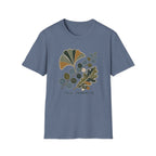 Embroidered Leaf Graphic T-Shirt
