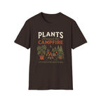 Plants Around the Campfire T-Shirt — Retro Camping Plant Lover Tee