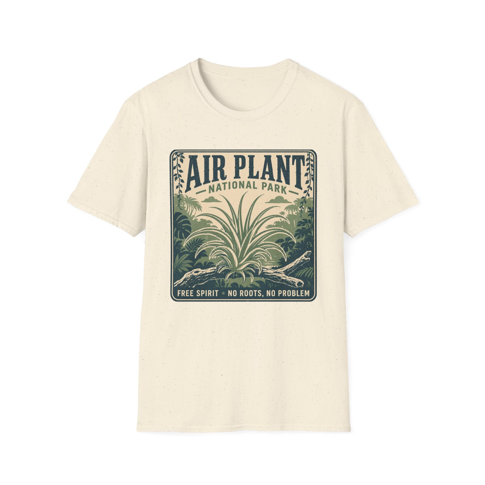 Air Plant T‑Shirt 'Air Plant National Park' Vintage Botanical Tee