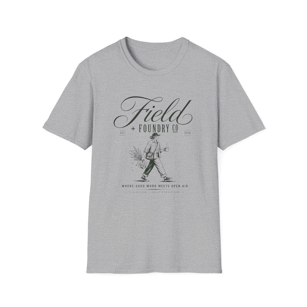 Field Foundry Co. Vintage Farmer Illustration