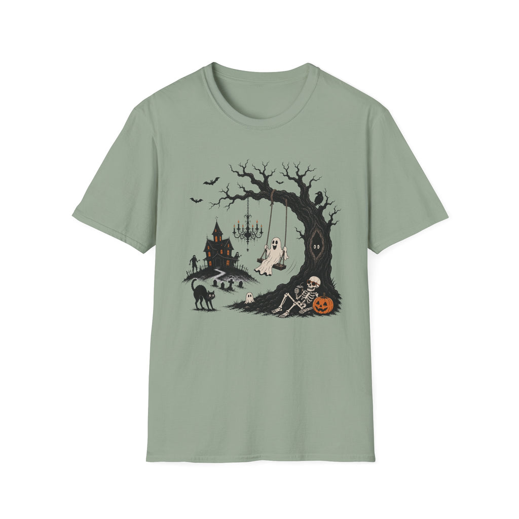 Ghost Swing Halloween T-Shirt