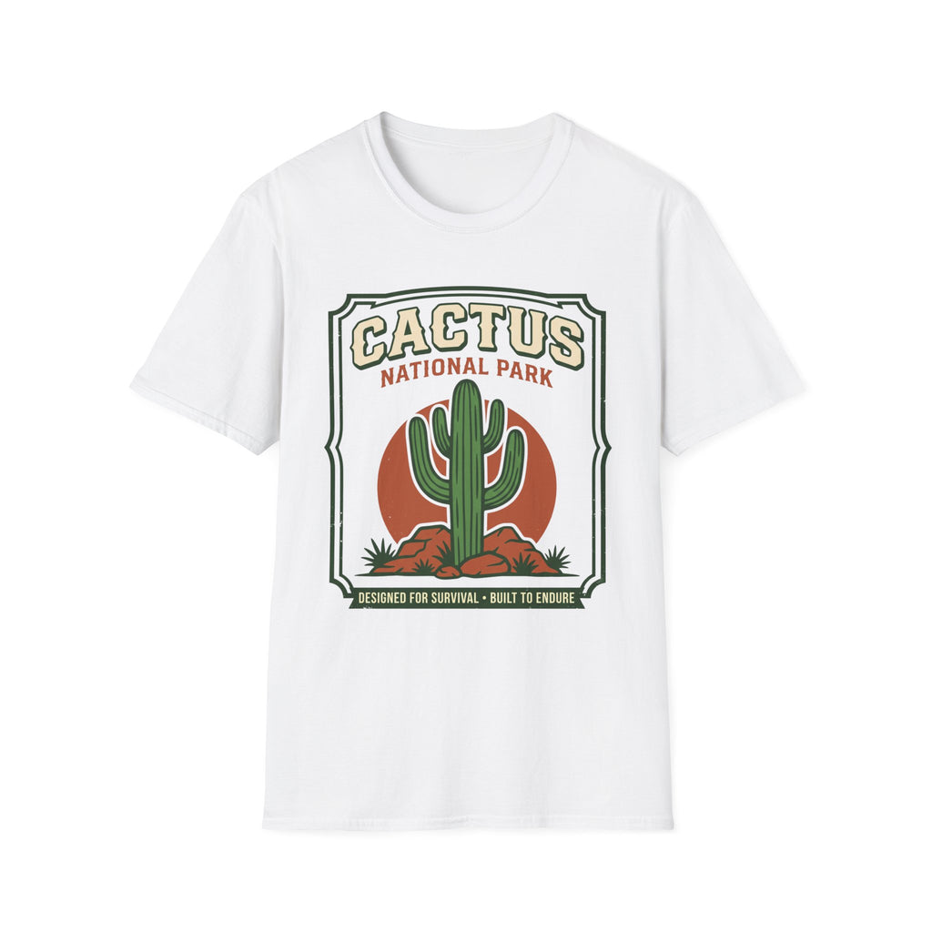 Cactus National Park T-Shirt — Retro Desert Cactus Graphic Tee