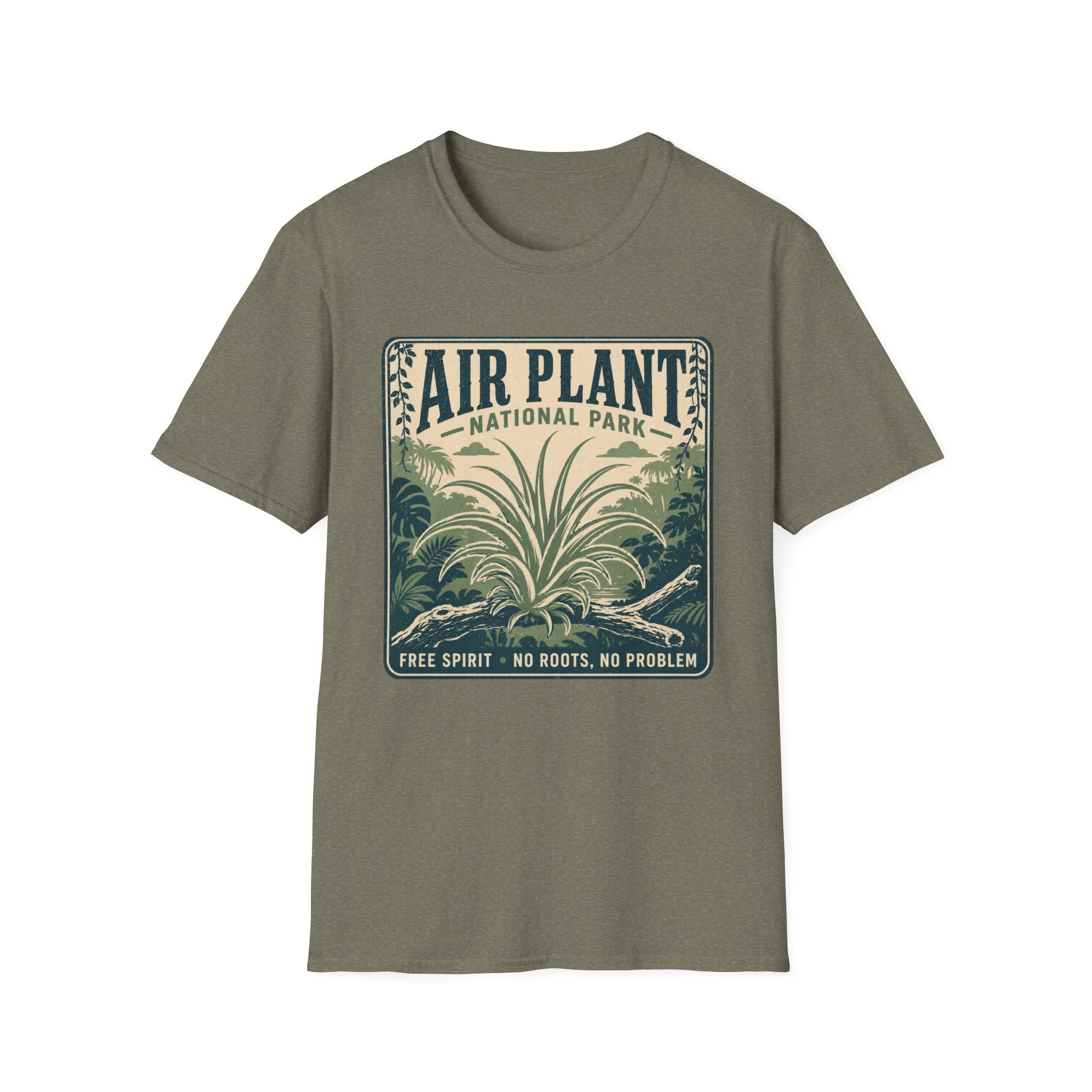 Air Plant T‑Shirt 'Air Plant National Park' Vintage Botanical Tee