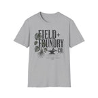 Field + Foundry Co. Vintage Logo T-Shirt Botanical Graphic Tee