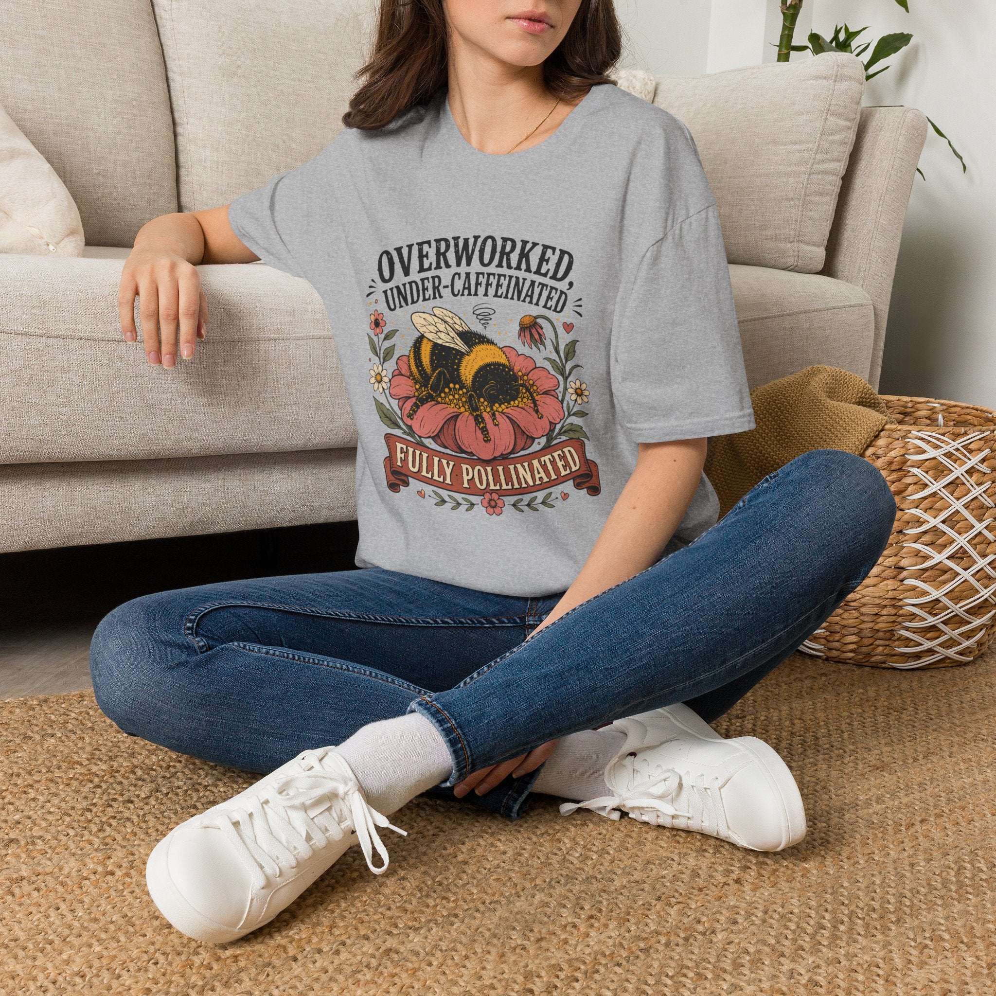 Under Caffeindated Fully Pollinated T-Shirt