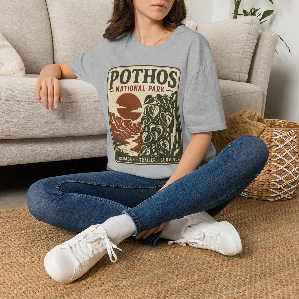 Pothos National Park T-Shirt — Vintage Plant Lover Tee