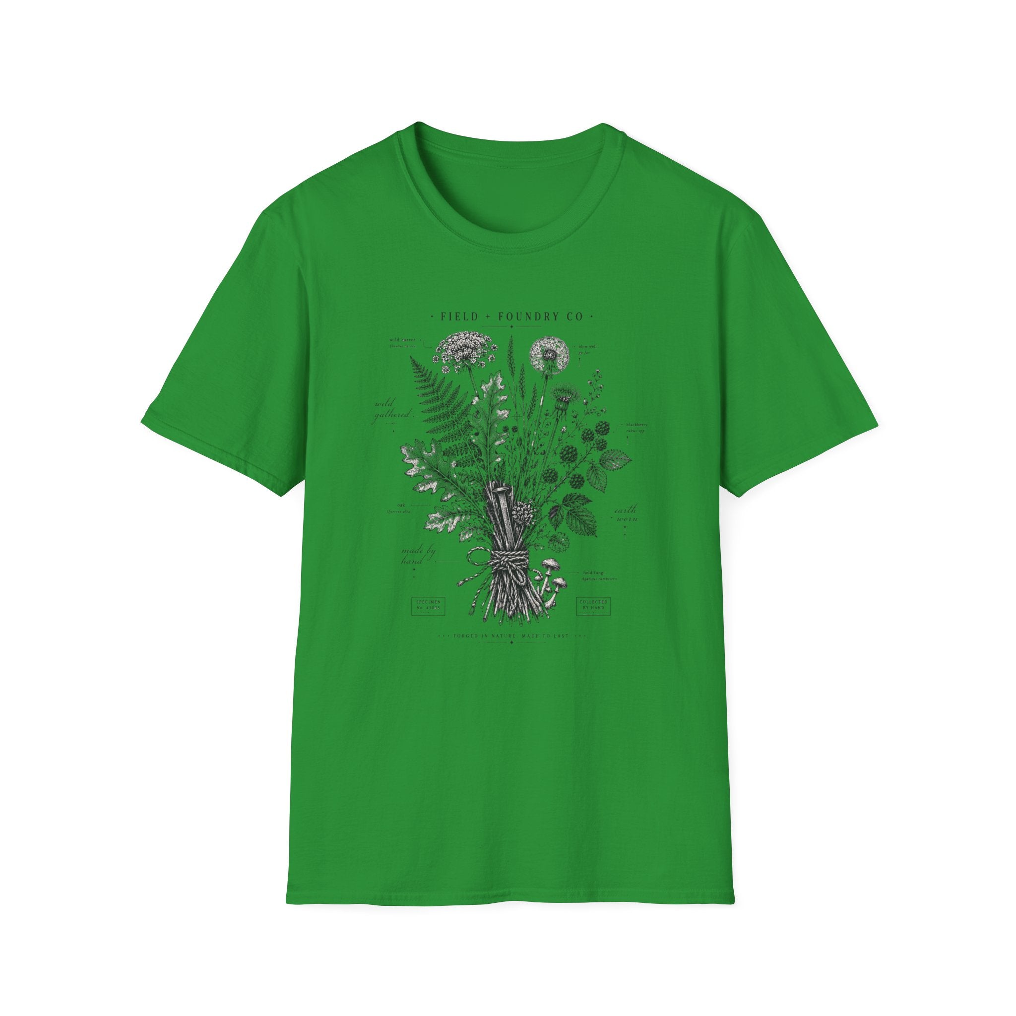 Floral Botanical Tee Field + Foundry Co. Vintage Plant Illustration T-Shirt