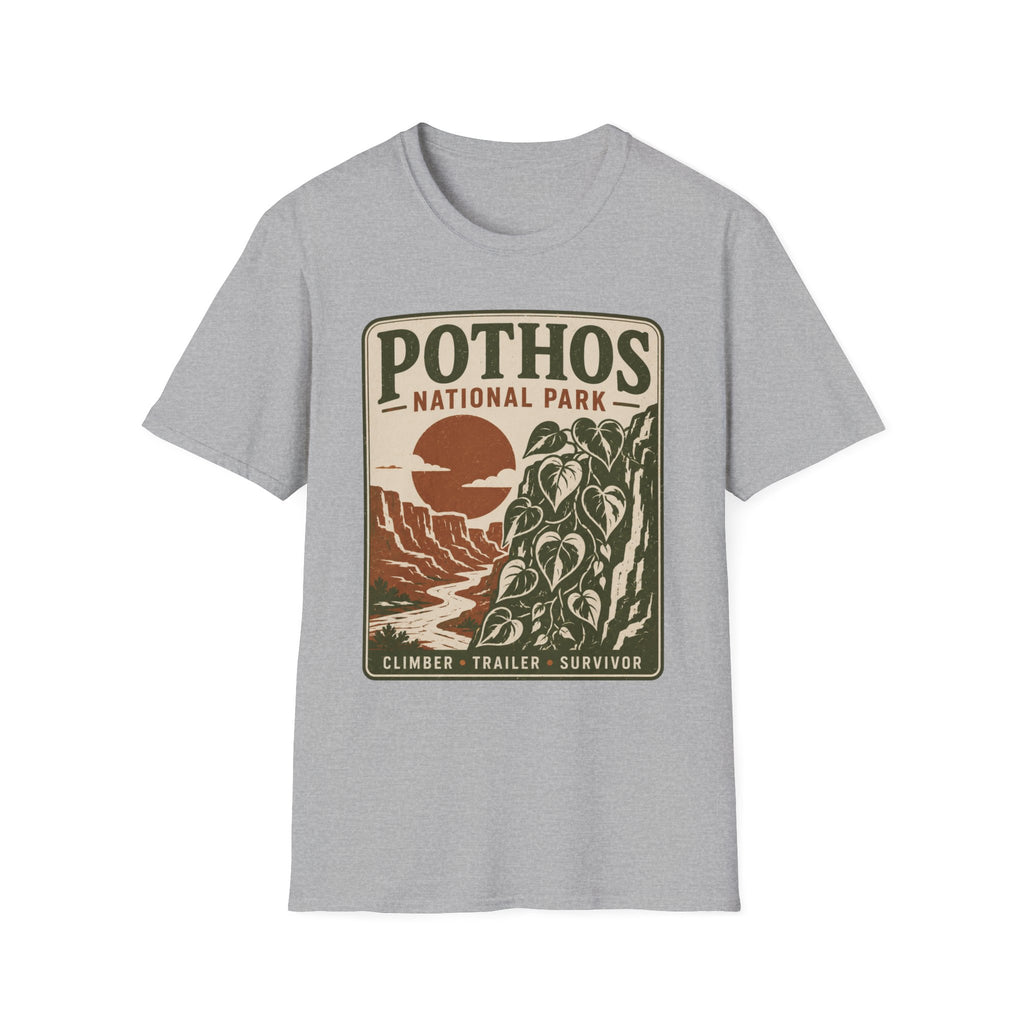 Pothos National Park T-Shirt — Vintage Plant Lover Tee