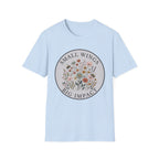 T-Shirt — "Small Wings Big Impact" Floral Graphic Tee