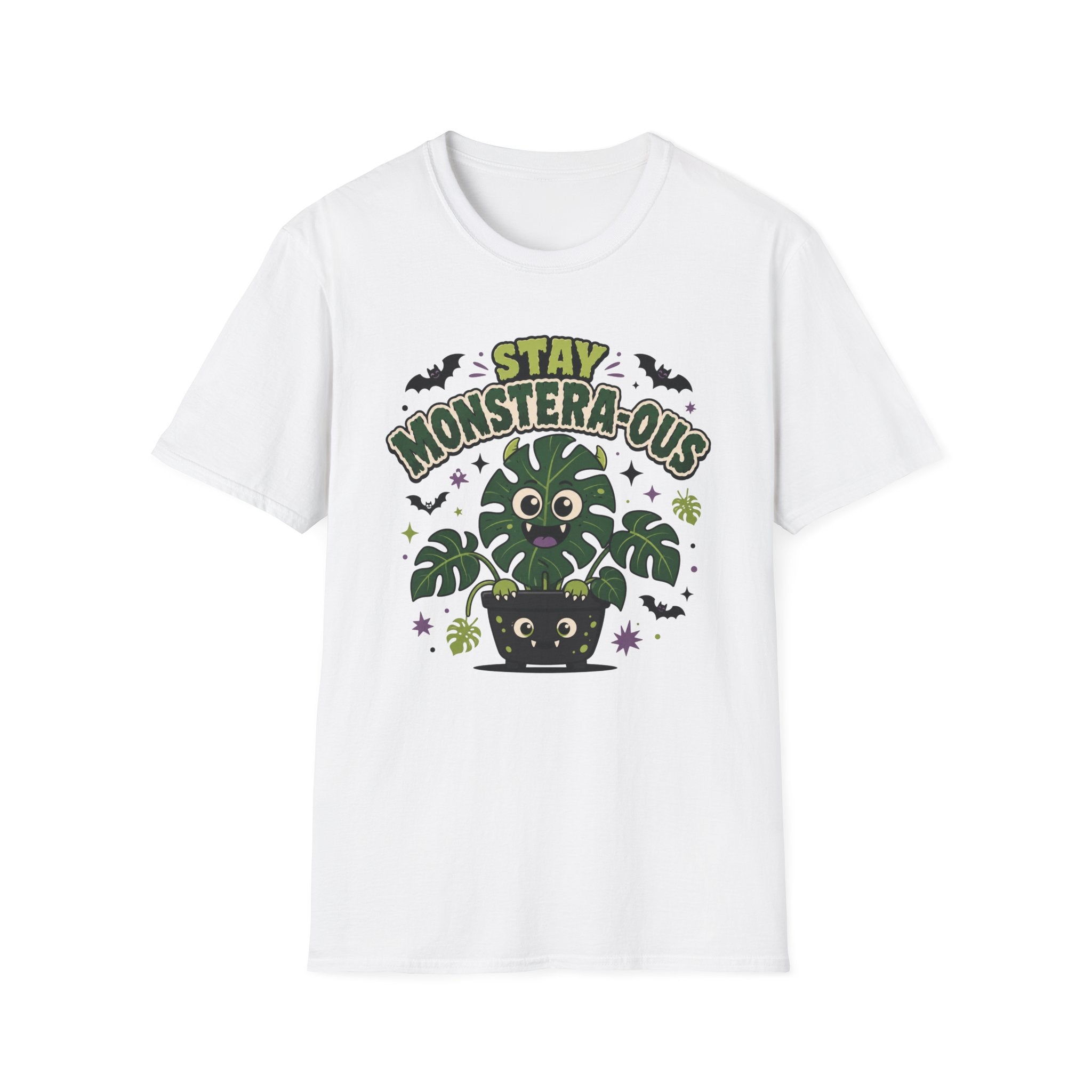 Stay Monstera-ous T-Shirt Cute Monster Plant Graphic Tee