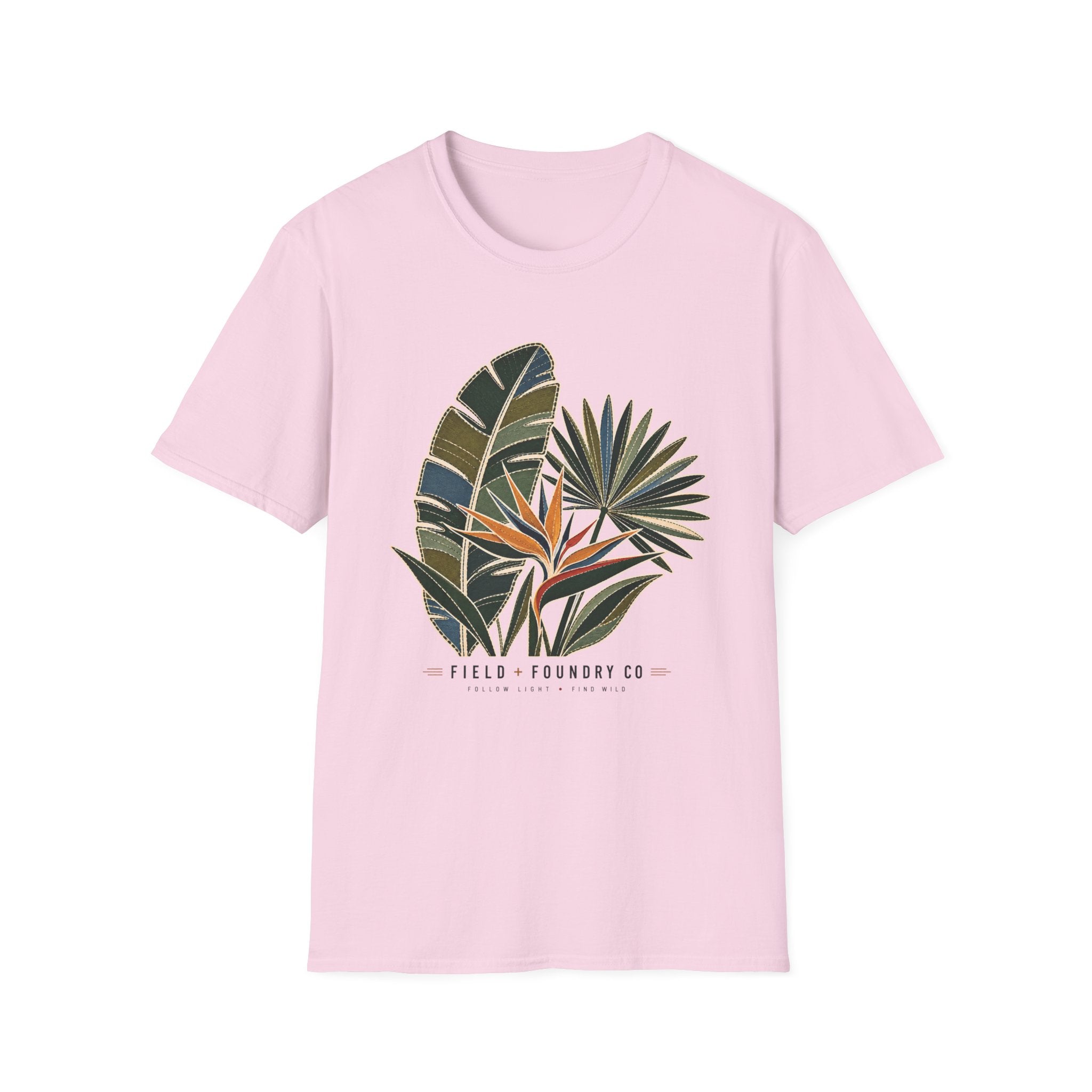 T-Shirt Tropical Palm Leaf Botanical Graphic Tee
