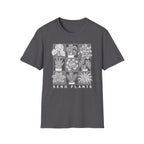 Send Plants T-Shirt Botanical Grid Plant Lover Tee