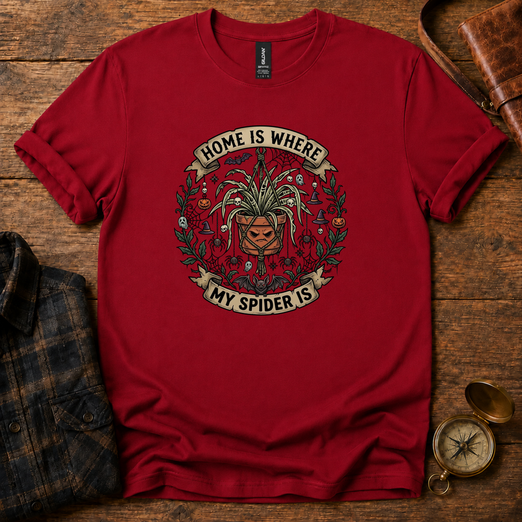 Home is Where My Spider Is T-Shirt