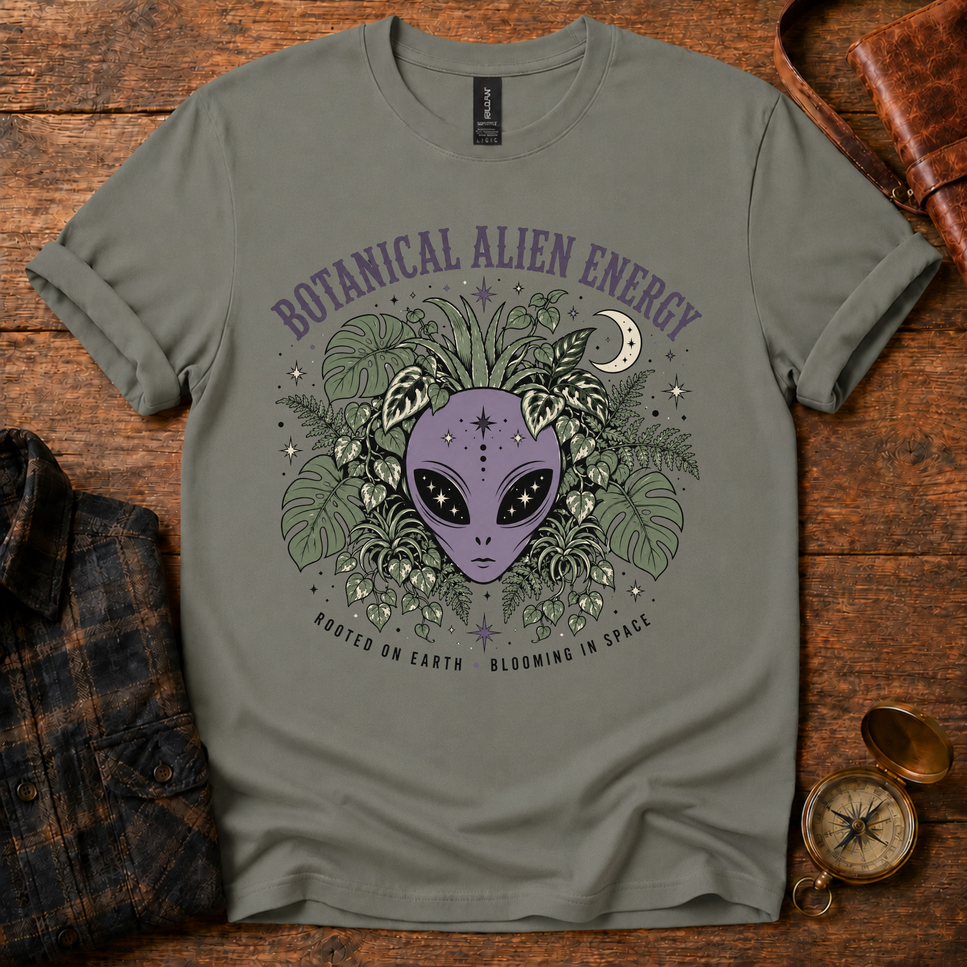 Botanical Alien Energy T-Shirt